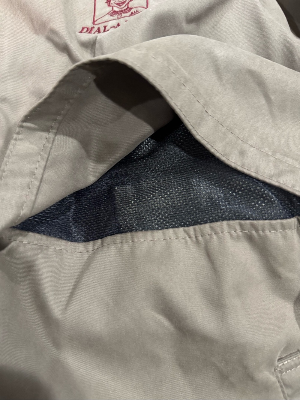 Vintage Dial A Nerd Sportsmaster Tech Jacket USA Made Computer Guru L - Picture 6 of 9